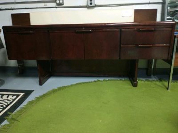 Mahogany Floating Credenza