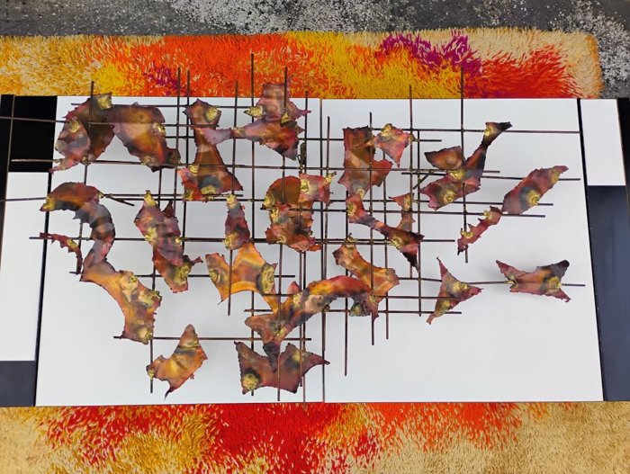 Brutalist Wall Sculpture