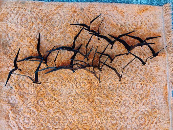 C. Jere Birds In Flight Sculpture Wall Hanging UNSIGNED