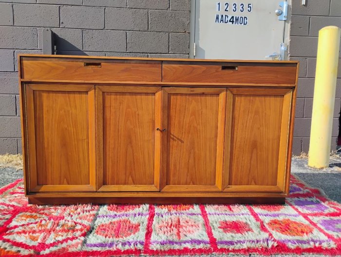 MCM Walnut Credenza